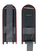 Погоны ФСИН белые картон (в сборе) укомплектованные с фурнитурой звание Подполковник 14х5 см