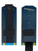 Погоны курсантские ВДВ с фурнитурой голубые сержант Пластиковые