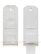 Погоны Таможенной службы белые для рядовых картон