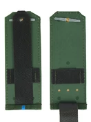 Погоны ВДВ, ВКС, ВВС офисные зеленые с фурнитурой звание Капитан Пластик