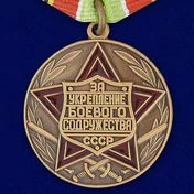 Сувенирная медаль «За укрепление боевого содружества» (СССР) №725(485)