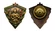 Сувенирный знак Отличный пограничник СССР, 1963 год №675(441) 3,5х4 см