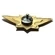 Знак классности Росгвардия офицерский М цвет красный Размер 7х3,4х1 см