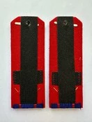 Погоны Следственный комитет темно-синие КАРТОН Звание Подполковник 14х5см