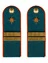 Погоны МЧС 14х5см КАРТОН с фурнитурой звание Младший Сержант
