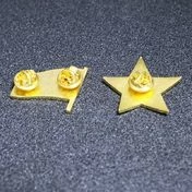 Знак Звезда СССР крепление булавка на пимсе