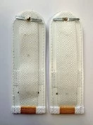 Погоны Полиции на рубашку белые галун ПЛАСТИК Звание Старшина