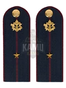Погоны ФСИН на куртку картон (в сборе) укомплектованные с фурнитурой звание Младший лейтенант 14х5 см