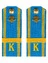 Погоны курсантские ВДВ с фурнитурой голубые ЕФРЕЙТОР Пластиковые
