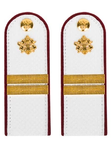 Погоны ФСИН на рубашку Младший сержант Картон цвет белый 14х5 см