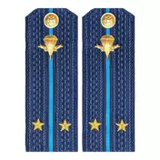 Погоны МО ВДВ синие Лейтенант в сборе Пластиковые