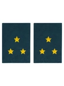 Фальш погоны МЧС с вышивкой 8х6см звание Старший Лейтенант