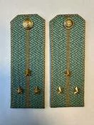 Погоны Таможенной службы на рубашку картон звание Старший Лейтенант цвет олива