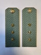 Погоны Таможенной службы на рубашку картон звание Старший Прапорщик цвет олива