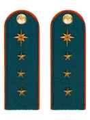 Погоны МЧС Старший Прапорщик Картон