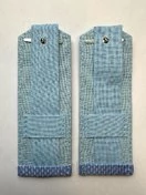 Погоны ВКС ВВС с фурнитурой голубые Старший Прапорщик КАРТОН