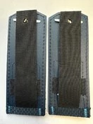 Погоны ВКС ВВС с фурнитурой темно-синие Старший Прапорщик ПЛАСТИК