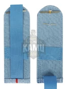 Погоны Полиции картон голубые Капитан 12см