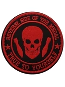 Шеврон вышитый на липучке Скелет Вагнера V01482-1