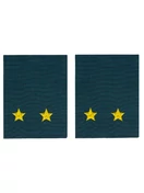 Фальш погоны МЧС с вышивкой 8х6см звание Лейтенант