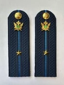 Погоны ФССП с фурнитурой звание Младший Лейтенант картон 14х4,5см цвет темно-синий