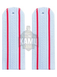 Погоны Полиции повседневные на рубашку 2 просвета галун 14х5см картон