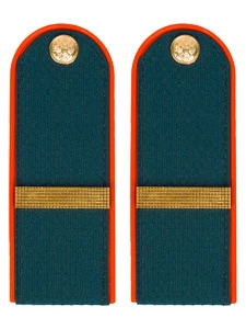 Погоны МЧС на китель ПЛАСТИК с фурнитурой звание Ефрейтор