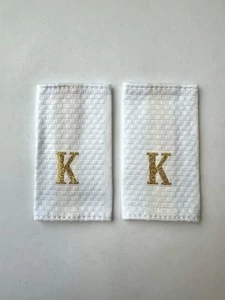 Фальш погоны Полиции Курсантские К БЕЛЫЕ нового образца 9х5 см