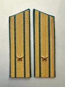 Погоны ВДВ, ВКС, ВВС парадные золотые с фурнитурой Скос на Китель звание Майор