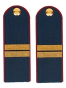 Погоны Полиции на Китель синие КАРТОН Звание Младший Сержант Пришивные