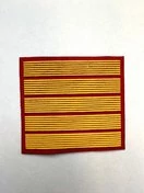 Нашивка курсовка 5 курс прямая пластизоль