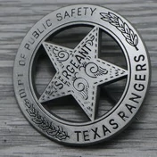 Значок рейнджера США Texas Rangers 4.5 см