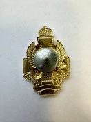 Знак нагрудный Кадеты России тип 1 с синей лентой