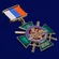 Нагрудный знак "За службу России" (зелёный) №1034(668)