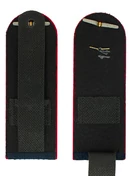 Погоны Полиция картон (в сборе) укомплектованные с фурнитурой темно-синие (Старший лейтенант) 12см