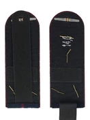 Погоны ФСИН на куртку картон (в сборе) укомплектованные с фурнитурой звание Капитан 13см