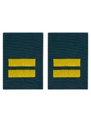 Фальш погоны МЧС с вышивкой 8х6см звание Младший Сержант