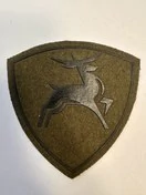 Шеврон пластизолевый ВВ Олень (Приволжский округ) полевой пришивной