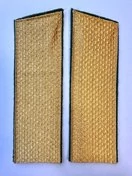 Погоны ПС ФСБ парадные золотые рядового состава Кляммеры в комплекте картон Скос 17см