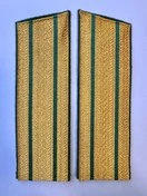 Погоны ПС ФСБ парадные золотые два просвета Кляммеры в комплекте Картон Скос 17см