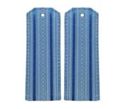 Погоны ФСБ/ФСО повседневные на рубашку два просвета галун, картон 14х5,5см