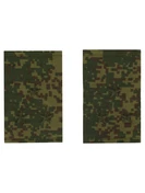 Фальш погоны камуфлированные цифра зеленая звание Старший лейтенант 8х5 см на летнюю форму