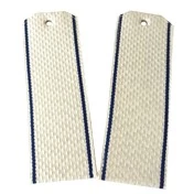 Погоны картон ФСБ прапорщик белые картон 14х5 см