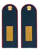 Погоны ФСИН на Китель звание Старшина картон темно-синие 14х5 см