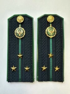 Погоны Пограничной службы ПС ФСБ в сборе на куртку Старший Лейтенант ПЛАСТИК