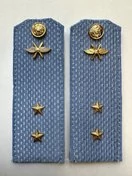 Погоны ВКС ВВС с фурнитурой голубые Прапорщик КАРТОН