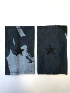 Фальш погоны ФСИН на бушлат звание Майор цвет синяя кукла