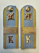 Погоны Курсант Полиции 12см КАРТОН в сборе с фурнитурой Старший Сержант