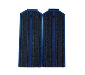 Погоны ФСБ / ФСО повседневные на куртку 1 просвет галун 14х5см ПЛАСТИК