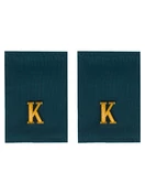 Фальш погоны МЧС Курсантские Буквы К в комплекте (металл)